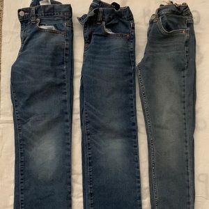 Gap and Levi jeans. Kids size 8